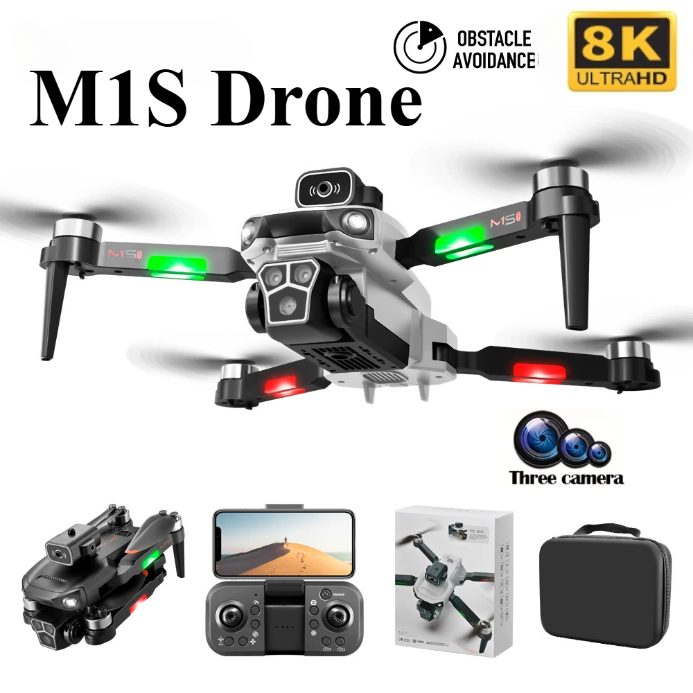 M1S Drone 8K Professional Trip - Drone Gimbal 3 Axis recension och pris