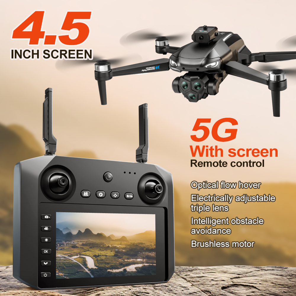 M33 New RC Drone Dual 4K camer - Drone Gimbal 2 Axis recension och pris