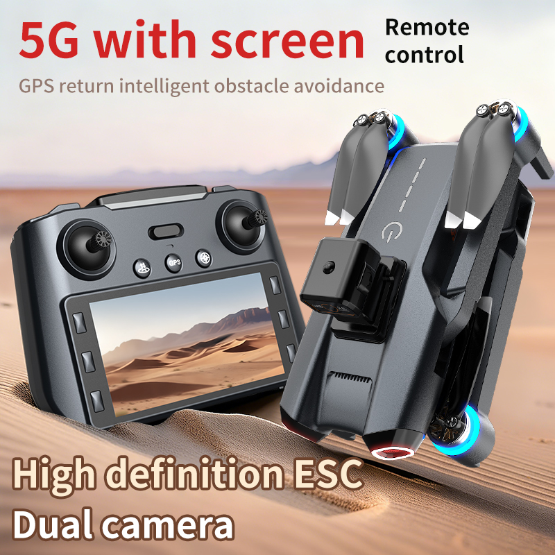 814 drone profissional 4K HD C - Drone Gimbal 2 Axis recension och pris