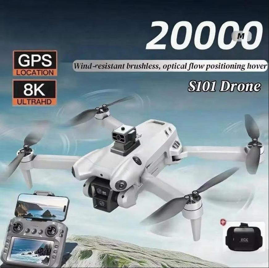 S101 Drone 8K HD Professinal D - Drone Gimbal 3 Axis recension och pris