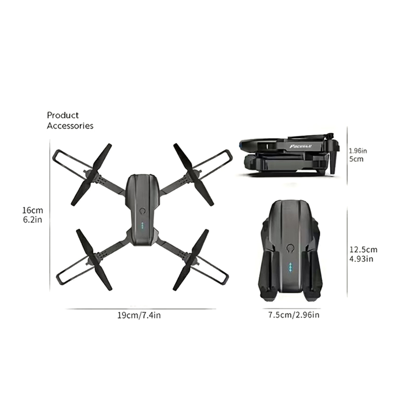 FACEGLE UAV E99 Nova RC Drone  - Drone Gimbal Brushless recension och pris